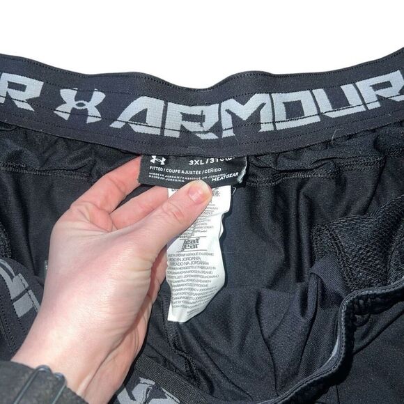 UNDER ARMOUR Black Drawstring Basketball Shorts Size 3XL - Picture 6 of 9